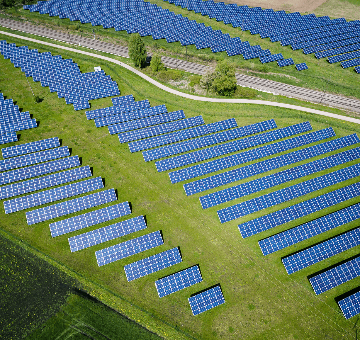 Installation solaire au sol